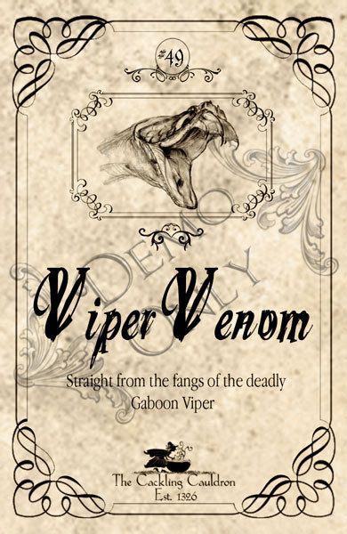 Venom spell verses